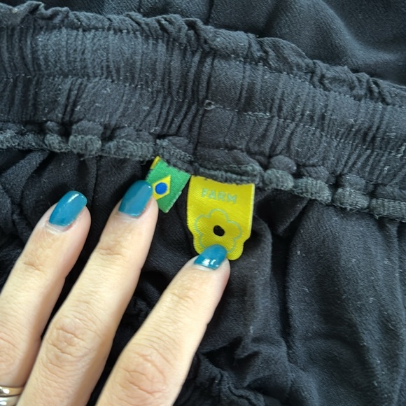 Farm rio black skirt asymmetrical - Picture 5 of 9